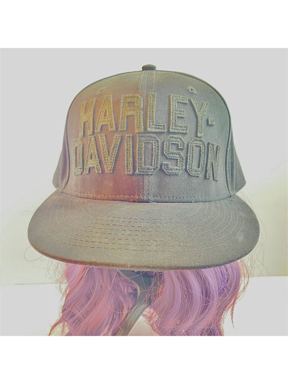 Harley-Davidson Embroidered Black on Black Cap Genuine Motorclothes